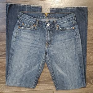 ❤7 FOR ALL MANKIND FLARE LEG JEANS, SIZE 4 (27)